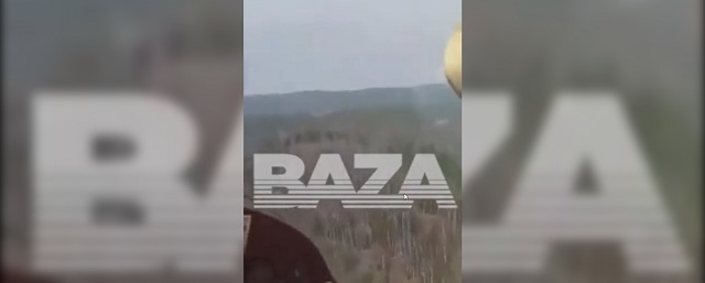 Опубликовано видео крушения падения самолета с российскими священниками в Красноярском крае